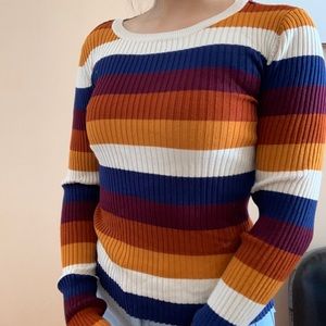 garage striped long sleeve